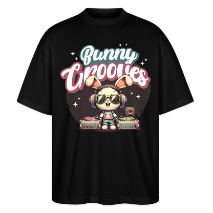 Bunny Groves Design – Oversized Unisex Bio T-Shirt - Schwarz