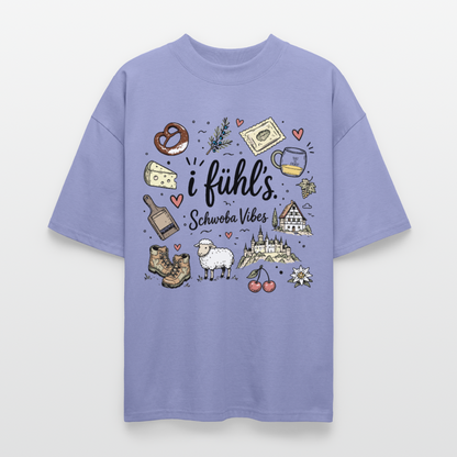 Oversized Unisex Bio T-Shirt - Violett