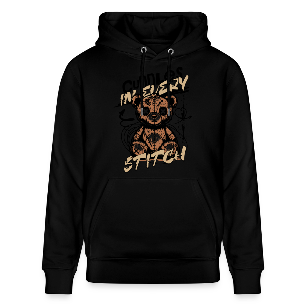 Bear Design – Unisex Bio-Hoodie - Schwarz