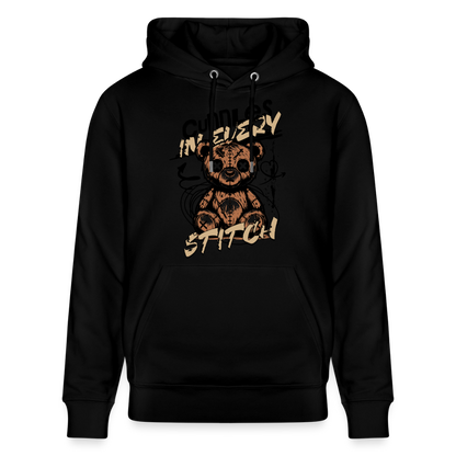 Bear Design – Unisex Bio-Hoodie - Schwarz
