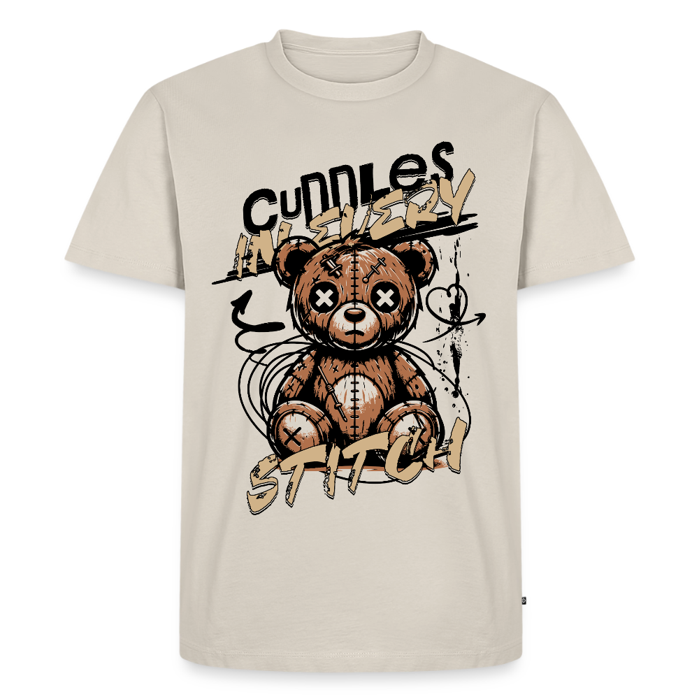 Bear Design – Männer Premium T-Shirt - Beige