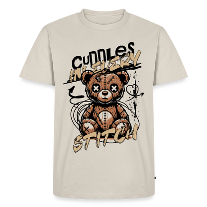 Bear Design – Männer Premium T-Shirt - Beige