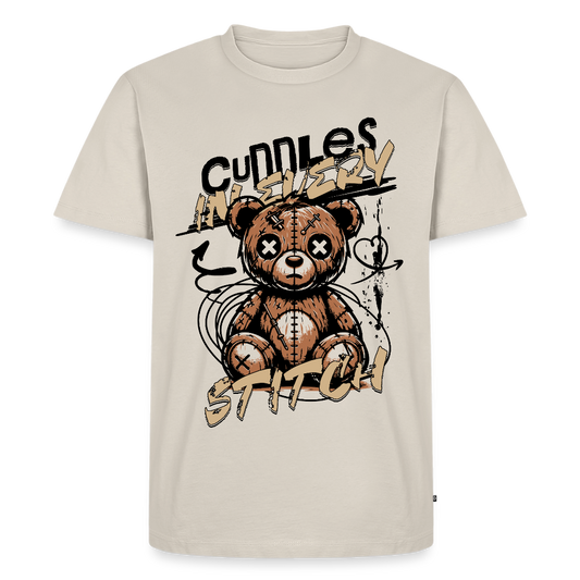 Bear Design – Männer Premium T-Shirt - Beige