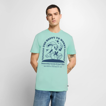 Too Hoppy Too Worry Design – Männer Premium T-Shirt - Mint 