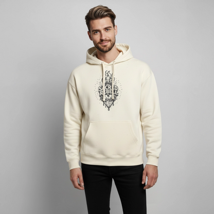 Sacred Rebell Design – Oversized Unisex Hoodie - Natur