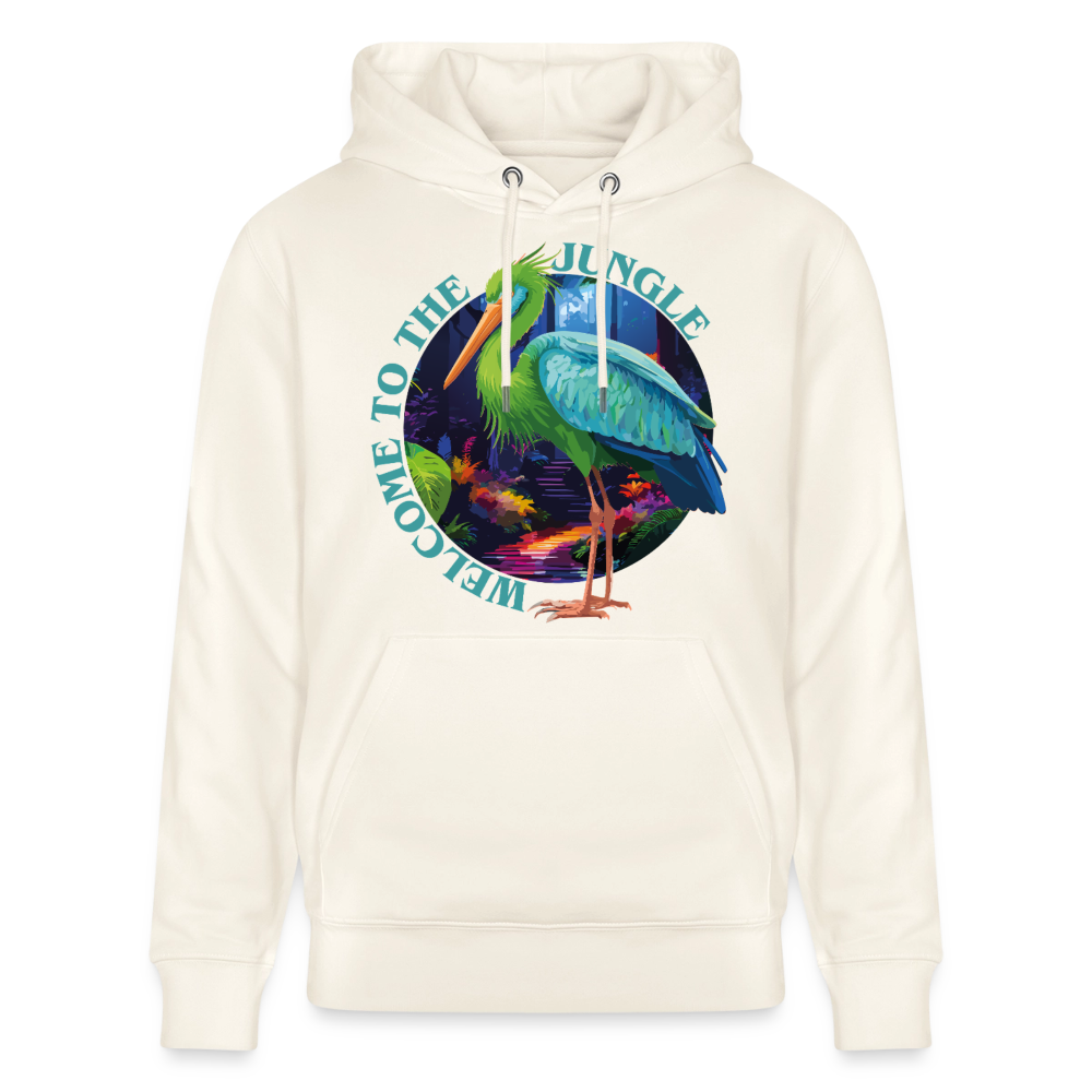 Jungle Design – Unisex Bio-Hoodie - Naturweiß 