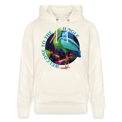 Jungle Design – Unisex Bio-Hoodie - Naturweiß 