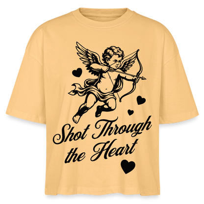 Amor Design – Frauen Boxy Bio-T-Shirt - Mispel