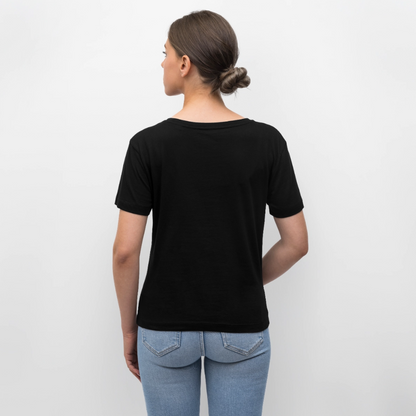 Sacred Rebell Design – Rundhals Frauen Bio-T-Shirt - Schwarz
