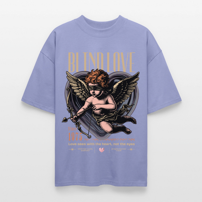 Blind Love Design – Oversized Unisex Bio T-Shirt - Violett