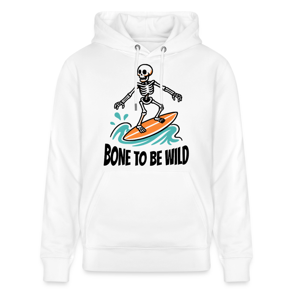 Bone to be Wild Design – Unisex Bio-Hoodie - Weiß