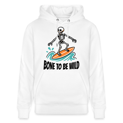 Bone to be Wild Design – Unisex Bio-Hoodie - Weiß