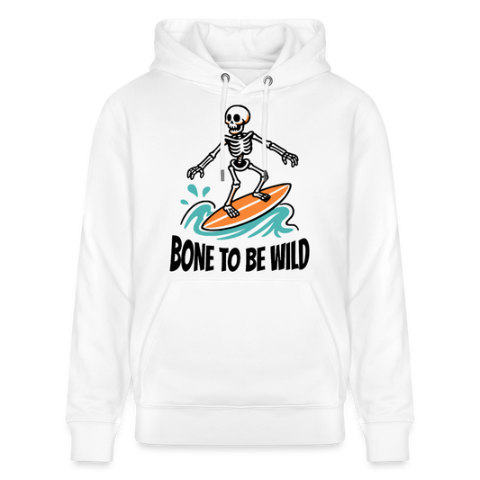Bone to be Wild Design – Unisex Bio-Hoodie - Weiß