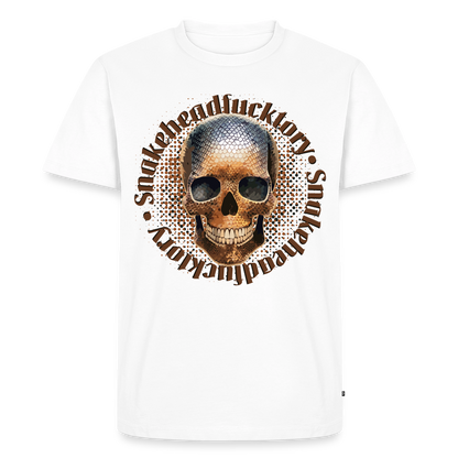 Sande Skull Design – Männer Premium T-Shirt - Weiß
