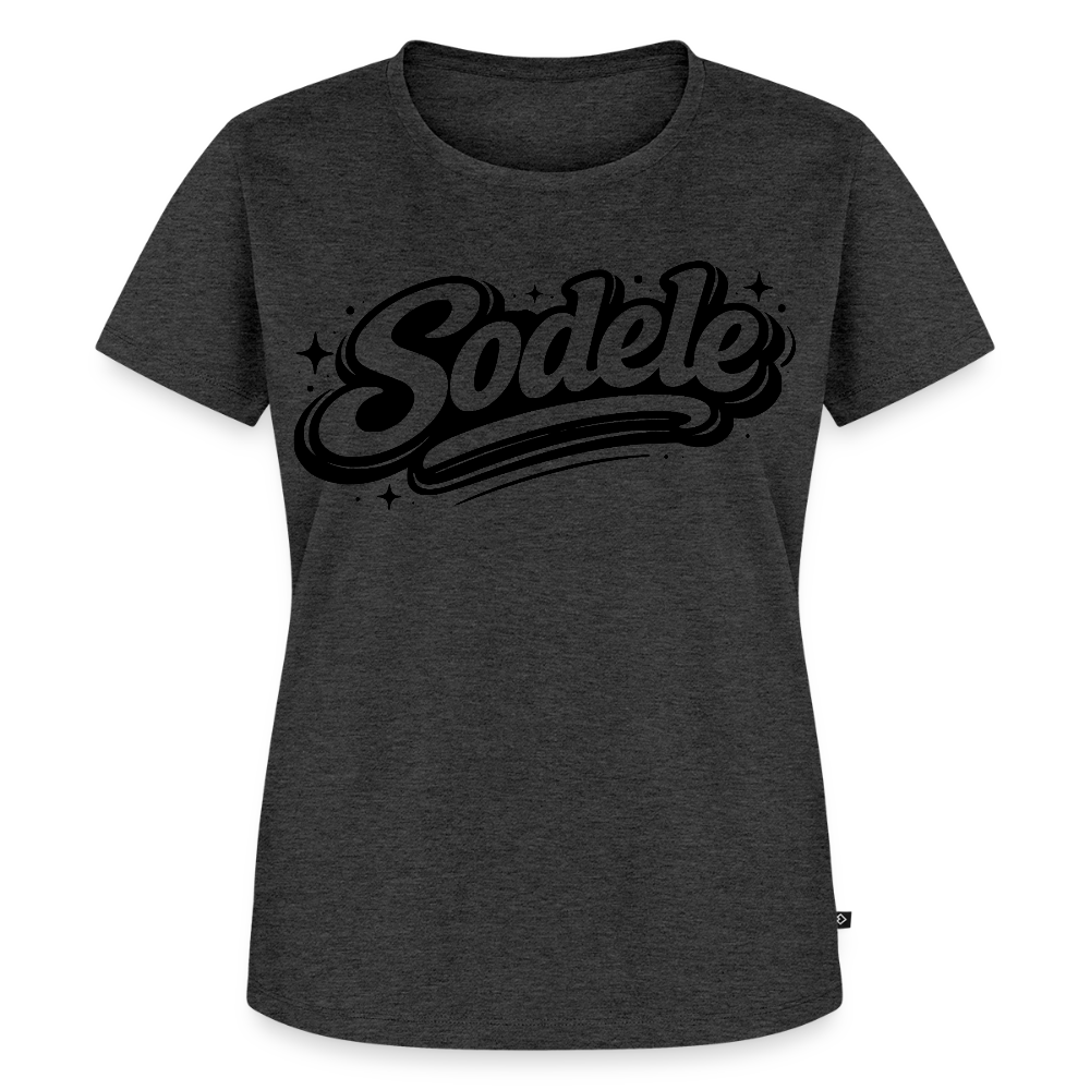 Sudele Design – Frauen Premium T-Shirt - Anthrazit meliert