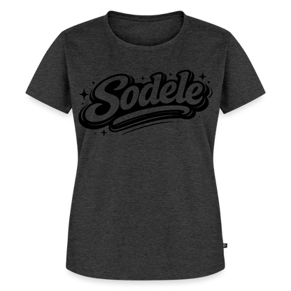 Sudele Design – Frauen Premium T-Shirt - Anthrazit meliert