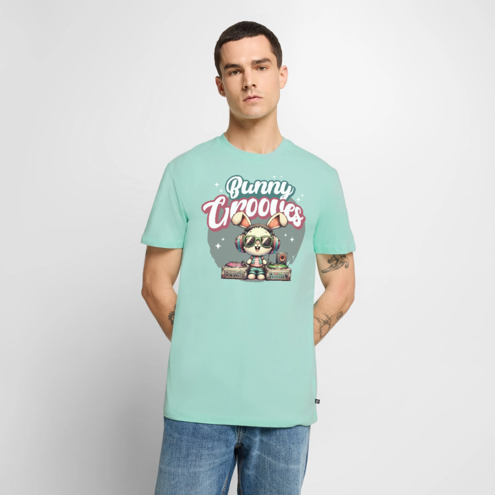 Bunny Grooves Design – Männer Premium T-Shirt - Mint 