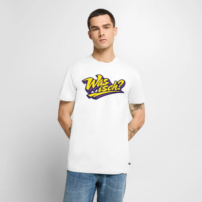 Was isch? Design – Männer Premium T-Shirt - Weiß