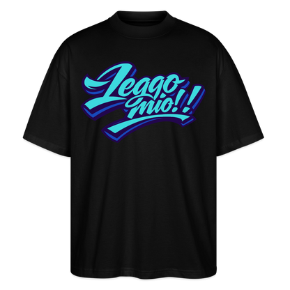 Leggomio Design – Oversized Unisex Bio T-Shirt - Schwarz