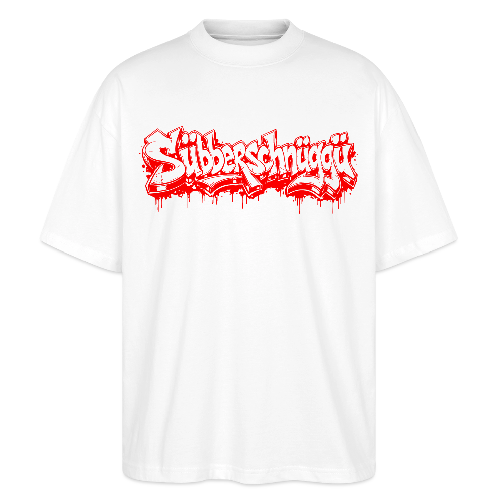 Oversized Unisex Bio T-Shirt Blaster 2.0 - Weiß