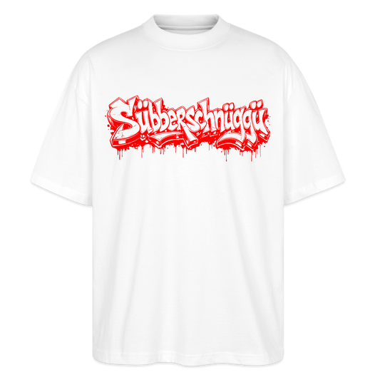 Oversized Unisex Bio T-Shirt Blaster 2.0 - Weiß