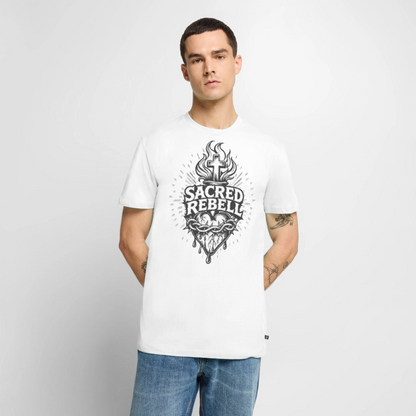 Sacred Rebell Design – Männer Premium T-Shirt - Weiß