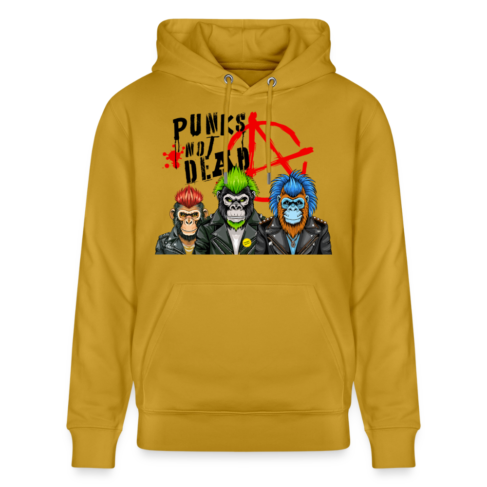 Punks Not Dead Design – Unisex Bio-Hoodie - Ocker