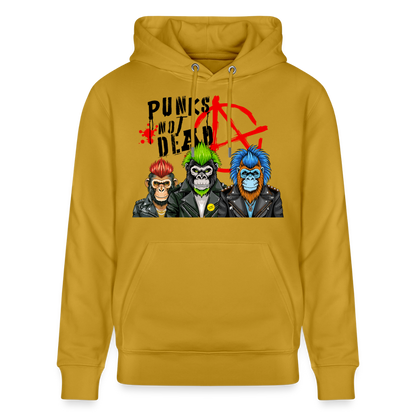 Punks Not Dead Design – Unisex Bio-Hoodie - Ocker