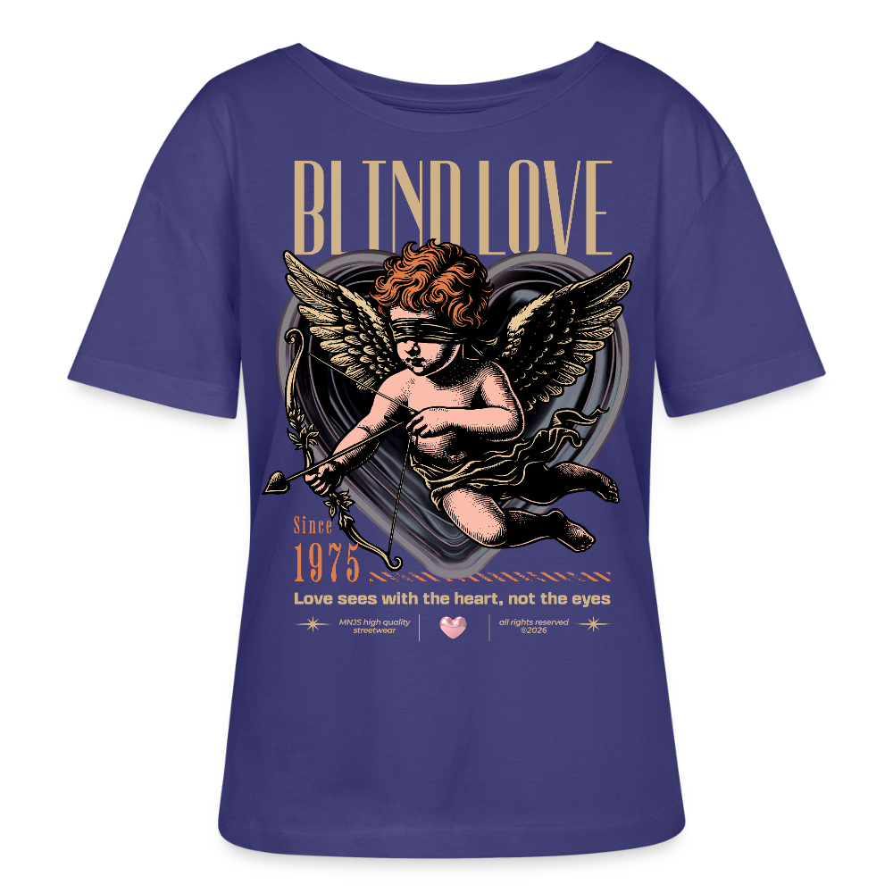 Blind Love Design – Rundhals Frauen Bio-T-Shirt - Dämmerung