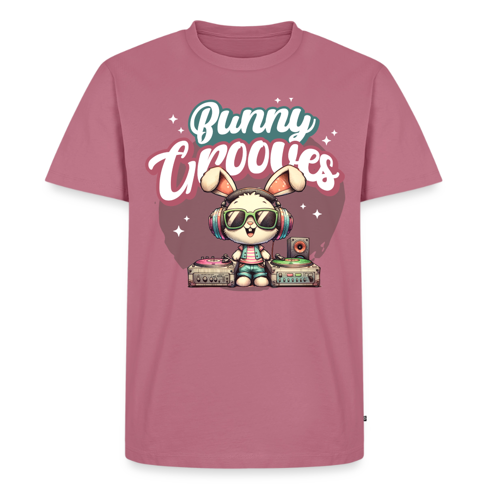 Bunny Grooves Design – Männer Premium T-Shirt - Mauve