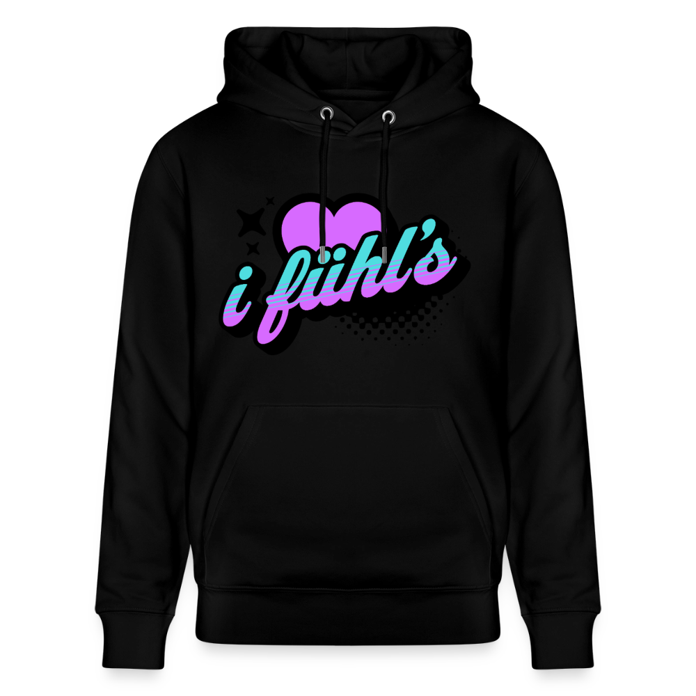 i fühl‘s Design – Unisex Bio-Hoodie - Schwarz
