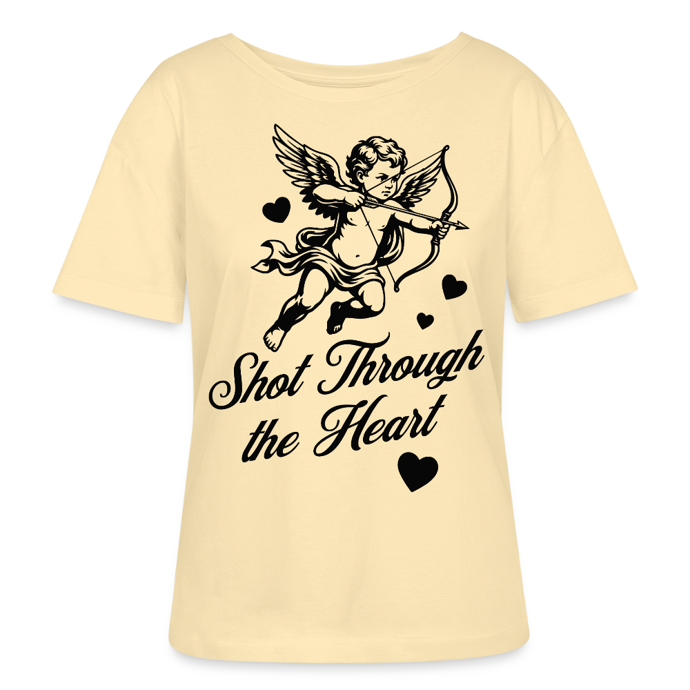 Amor Design – Rundhals Frauen Bio-T-Shirt - Creme
