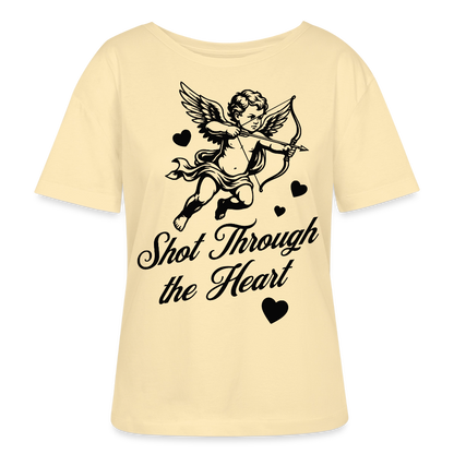 Amor Design – Rundhals Frauen Bio-T-Shirt - Creme