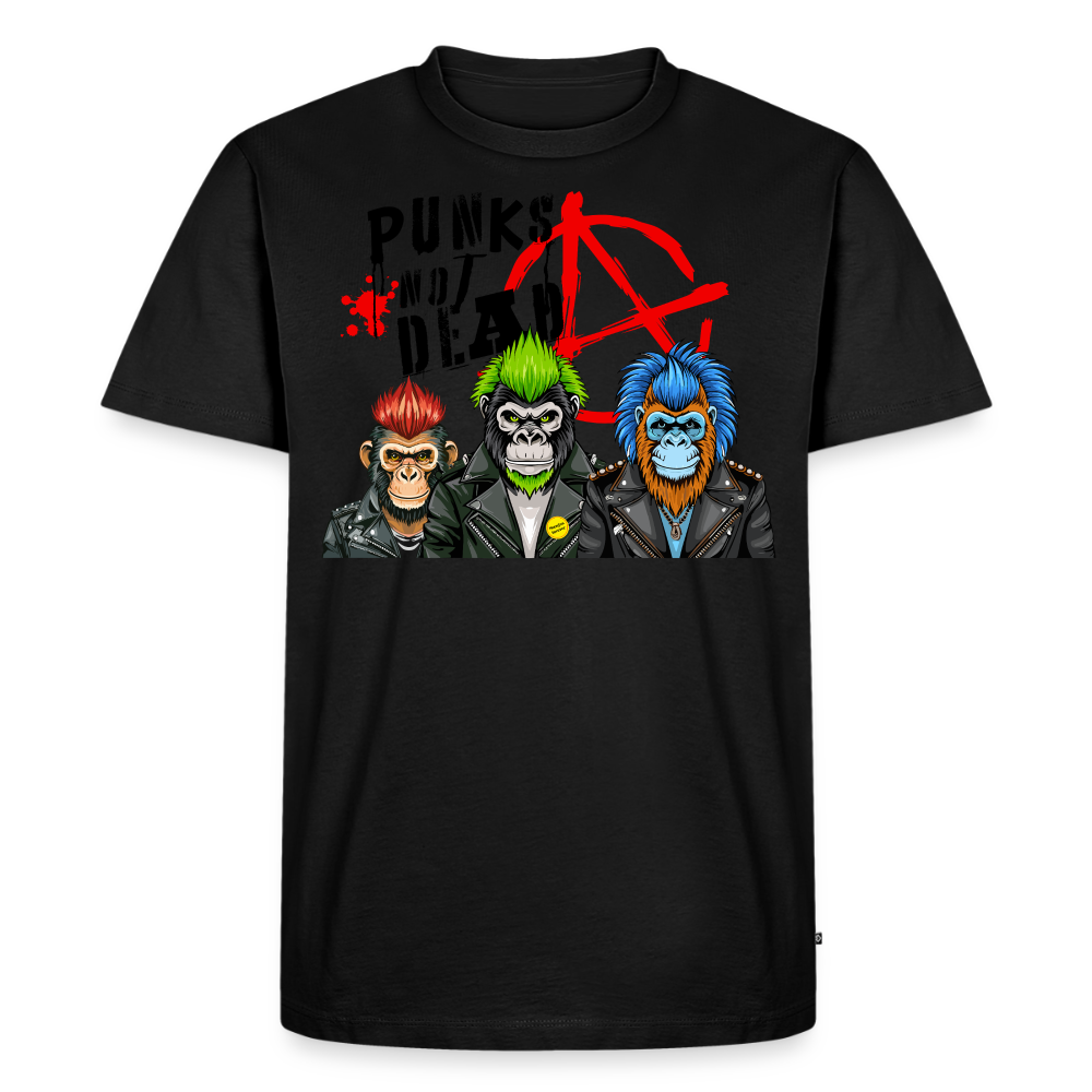 Punks Not Dead Design – Männer Premium T-Shirt - Schwarz