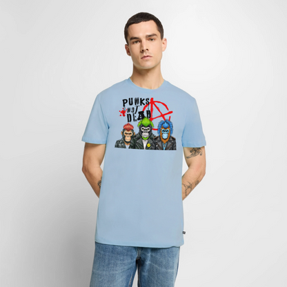 Punks Not Dead Design – Männer Premium T-Shirt - Hellblau
