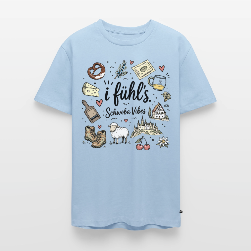 Alb Liebe Design – Männer Premium T-Shirt - Hellblau
