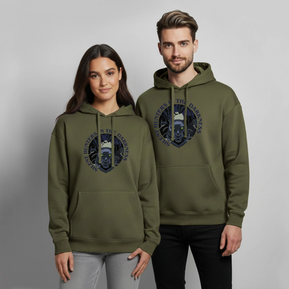 Silent Hunter Design – Oversized Unisex Hoodie - Khaki