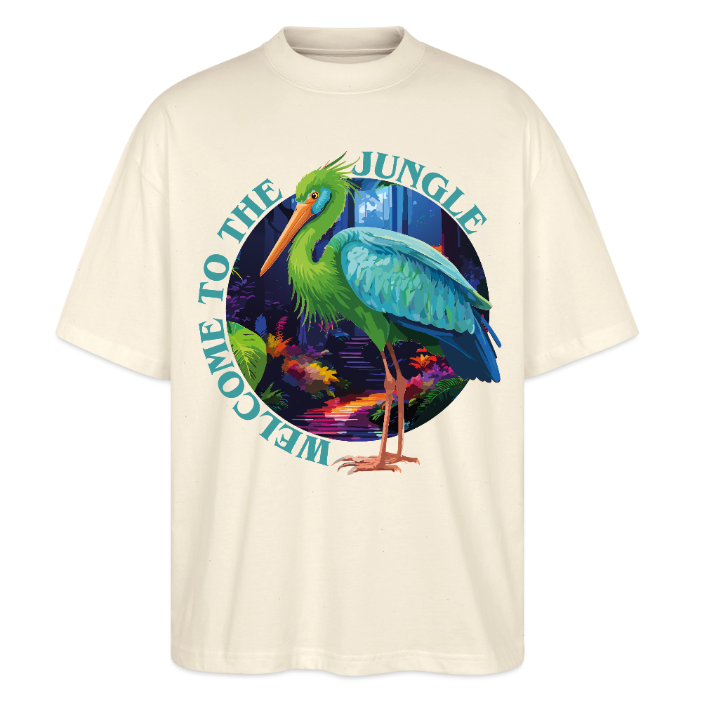 Jungle Design – Oversized Unisex Bio T-Shirt - Natur