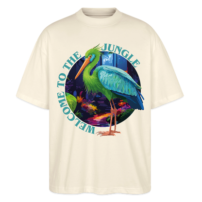 Jungle Design – Oversized Unisex Bio T-Shirt - Natur