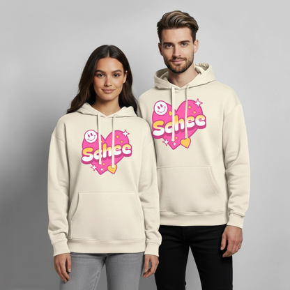 Schnee Design – Oversized Unisex Hoodie - Natur