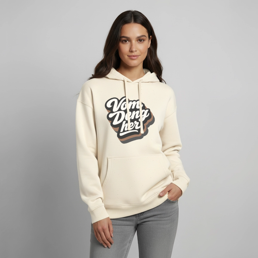 Vom Deng her Design – Oversized Unisex Hoodie - Natur
