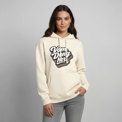 Vom Deng her Design – Oversized Unisex Hoodie - Natur