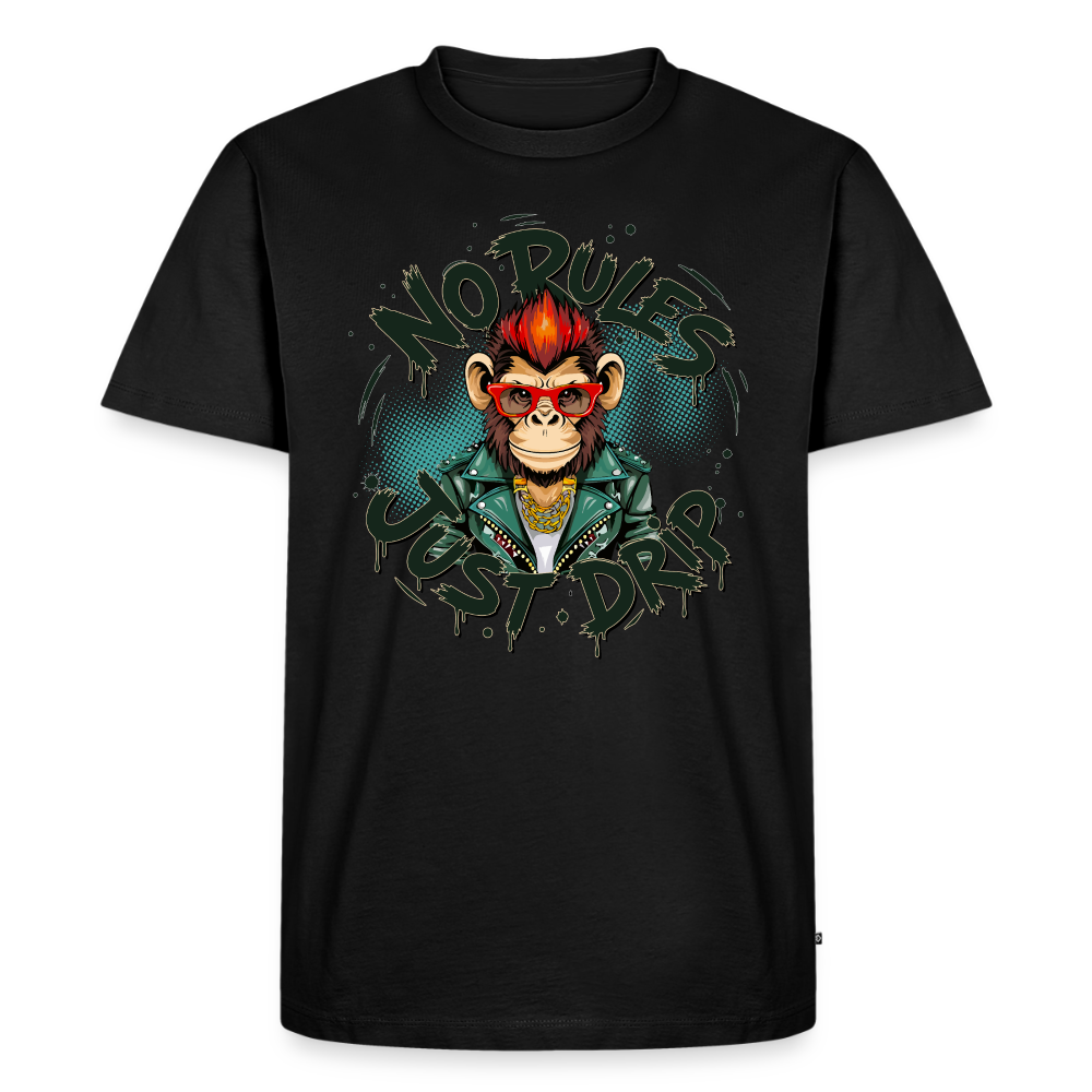 Monkey No Rules Design – Männer Premium T-Shirt - Schwarz