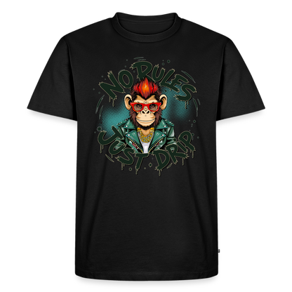 Monkey No Rules Design – Männer Premium T-Shirt - Schwarz