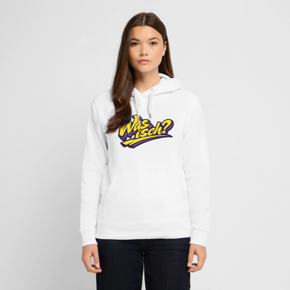 Was isch? Design – Unisex Bio-Hoodie - Weiß