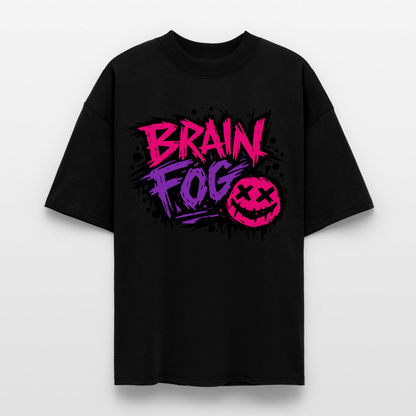 Brain Fog Design – Oversized Unisex Bio T-Shirt - Schwarz