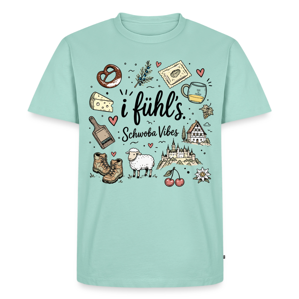 Alb Liebe Design – Männer Premium T-Shirt - Mint 