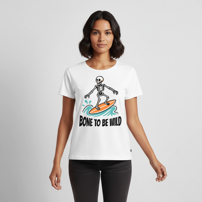 Bone to be Wild – Frauen Premium T-Shirt - Weiß