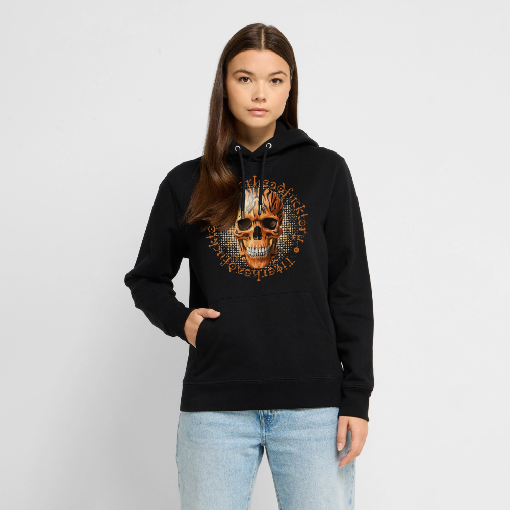 Tiger skull Design – Unisex Bio-Hoodie - Schwarz