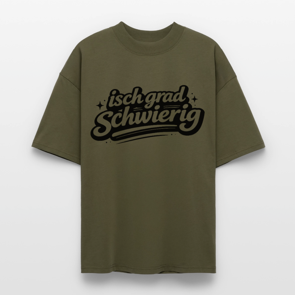 isch grad schwierig Design – Oversized Unisex Bio T-Shirt - Khaki